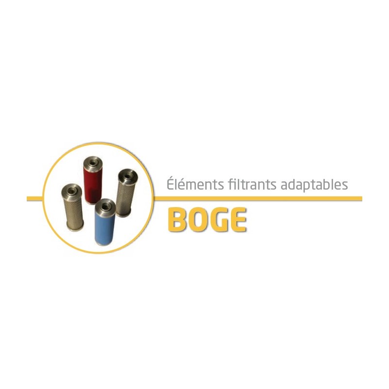 1/6FU - 575076851P - FU6N -  : compatible boge - élément adaptable ref : 6241 - U0205SMA - grade : S - pour filtre modèle : FU6N