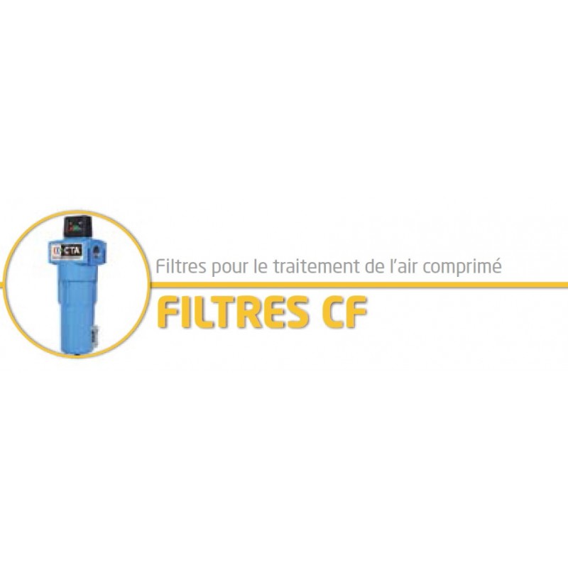 198 M3/h 1\\\\\\\" Filtre air comprimé CF 020 A / Charbon Actif